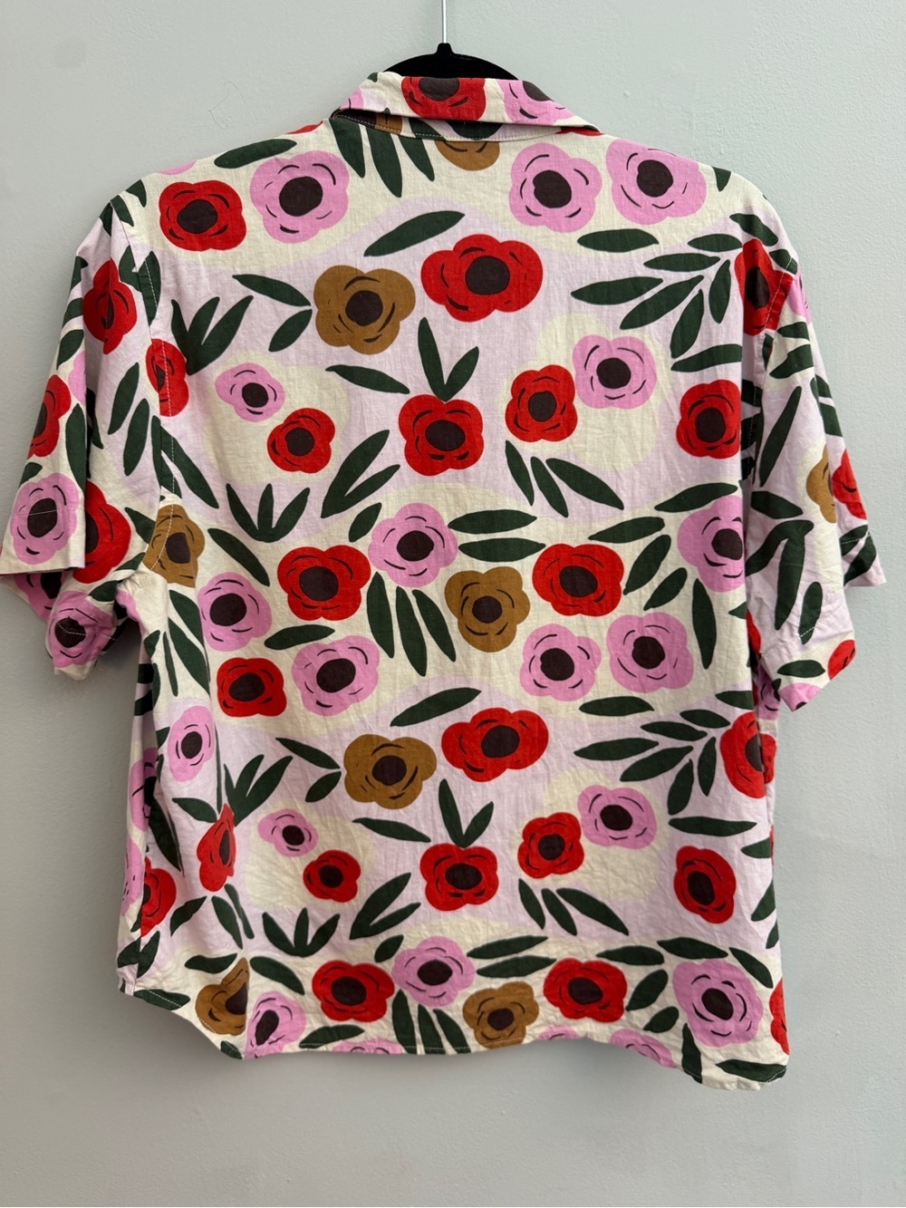 UNIQLO X Marimekko Linen-Blend Short-Sleeve Collared Shirt, Size Small - Picture 6 of 6